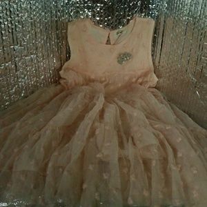 Benko girls pink lace size 10 dress.